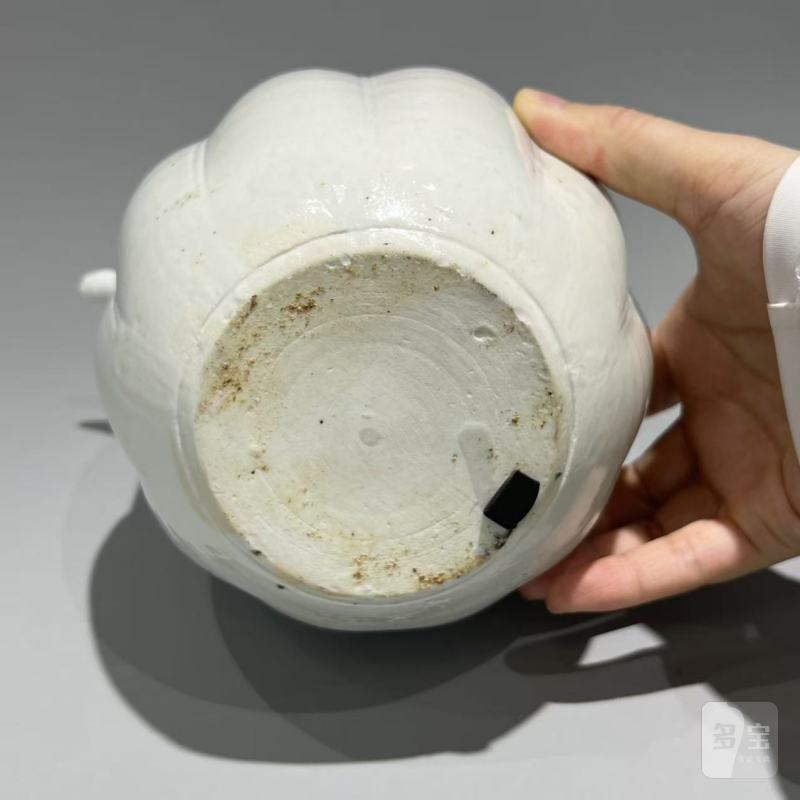 明代 青白釉瓜棱执壶 - 图8